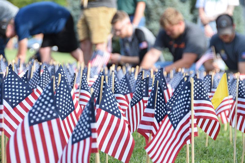 memorial flags